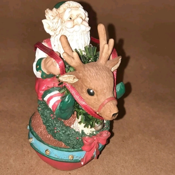 Midwest Elf Riding Reindeer Christmas Figure Decor - Picture 2 of 10